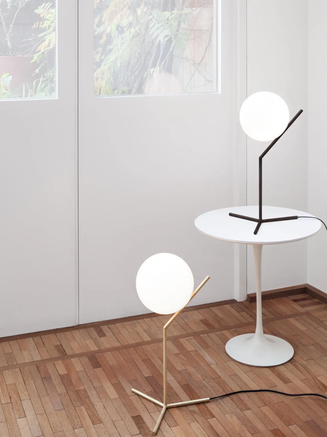 New Lámpara de mesa grande soplada regulable IC Lights Lámparas De Mesa|Lámparas De Techo