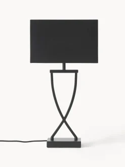 Lámparas De Mesa|Lámparas De Techo>Westwing Collection Lámpara de mesa grande Vanessa Negro