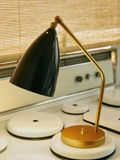 Lámparas De Mesa|Lámparas De Techo>GUBI Lámpara de mesa Gräshoppa Negro mate, latón