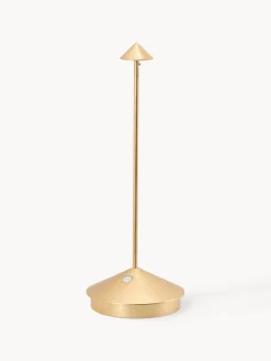 Lámparas De Mesa De Exterior|Lámparas De Mesa De Exterior>Zafferano Lámpara de mesa LED móvil pequeña Pina, regulable Dorado