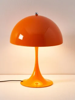 Lámparas De Mesa|Lámparas De Techo></noscript>Louis Poulsen Lámpara de mesa LED Panthella 250, diseño Verner Panton Acero naranja