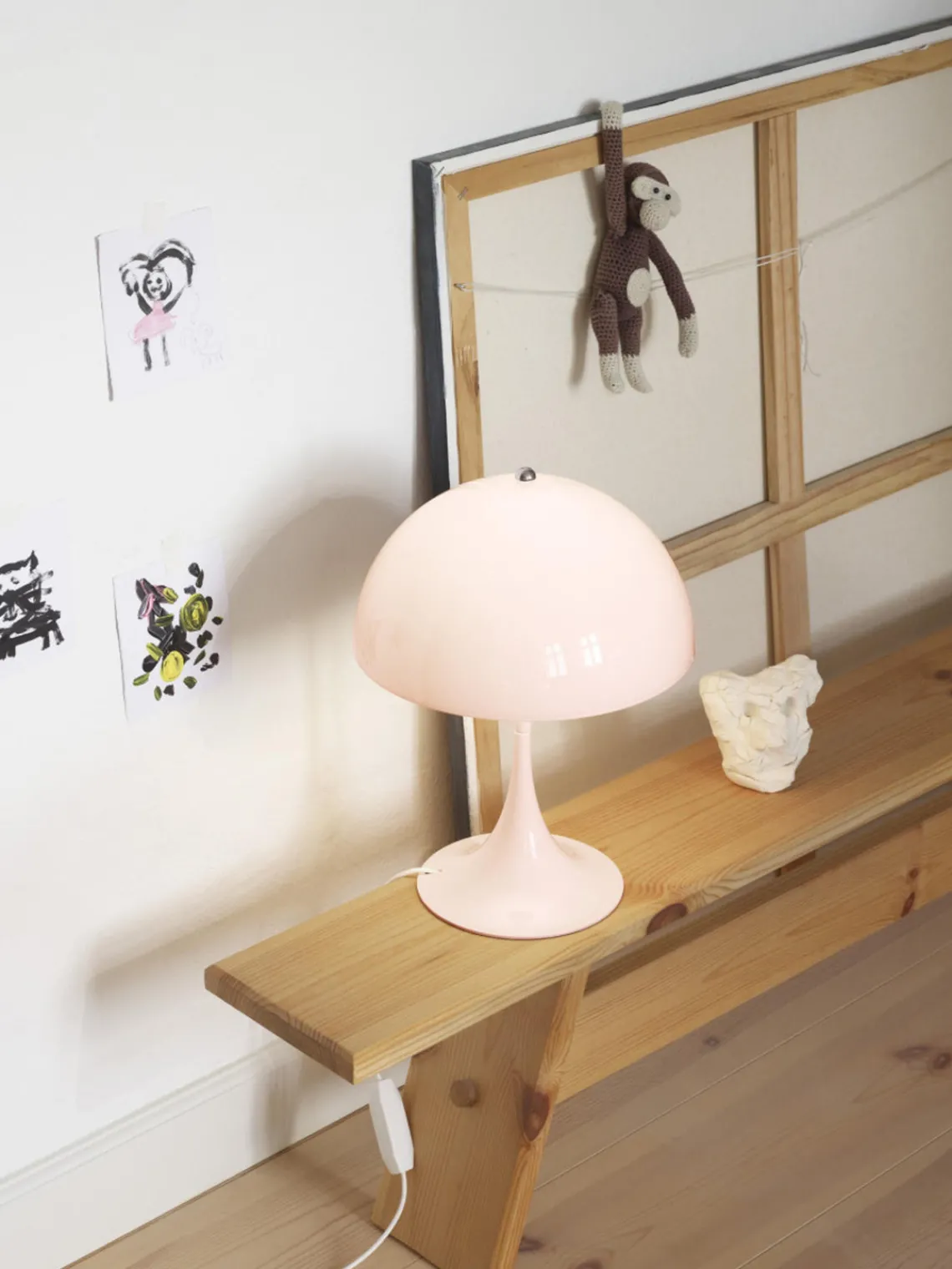 Clearance Lámpara de mesa LED Panthella, diseño Verner Panton Lámparas De Mesa|Lámparas De Techo