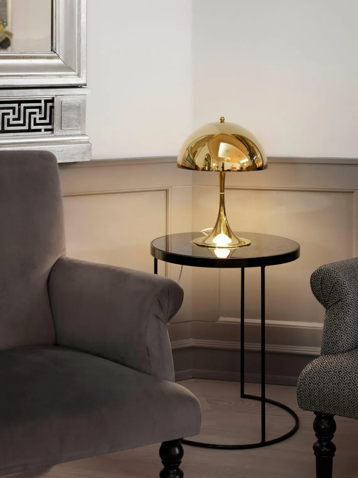 Hot Lámpara de mesa LED Panthella de diseño Verner Panton, 44 cm Lámparas De Mesa|Lámparas De Techo