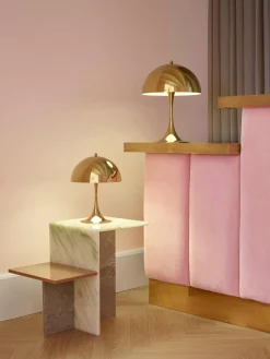 Lámpara de mesa LED Panthella, de diseño Verner Panton Lámparas De Mesa|Lámparas De Techo