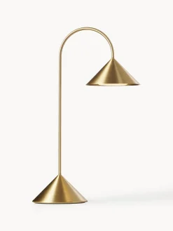 Lámparas De Mesa De Exterior|Lámparas De Mesa>Frandsen Lámpara de mesa LED para exterior regulable Grasp, pórtatil Dorado cepillado