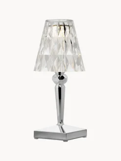 Lámparas De Mesa|Lámparas De Techo>Kartell Lámpara de mesa LED para exterior Battery, 30 cm Transparente, plateado