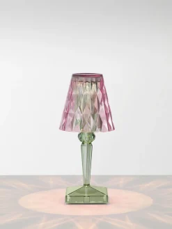 Lámparas De Mesa|Lámparas De Techo></noscript>Kartell Lámpara de mesa LED para exterior Battery, 30 cm Rosa oscuro, verde salvia