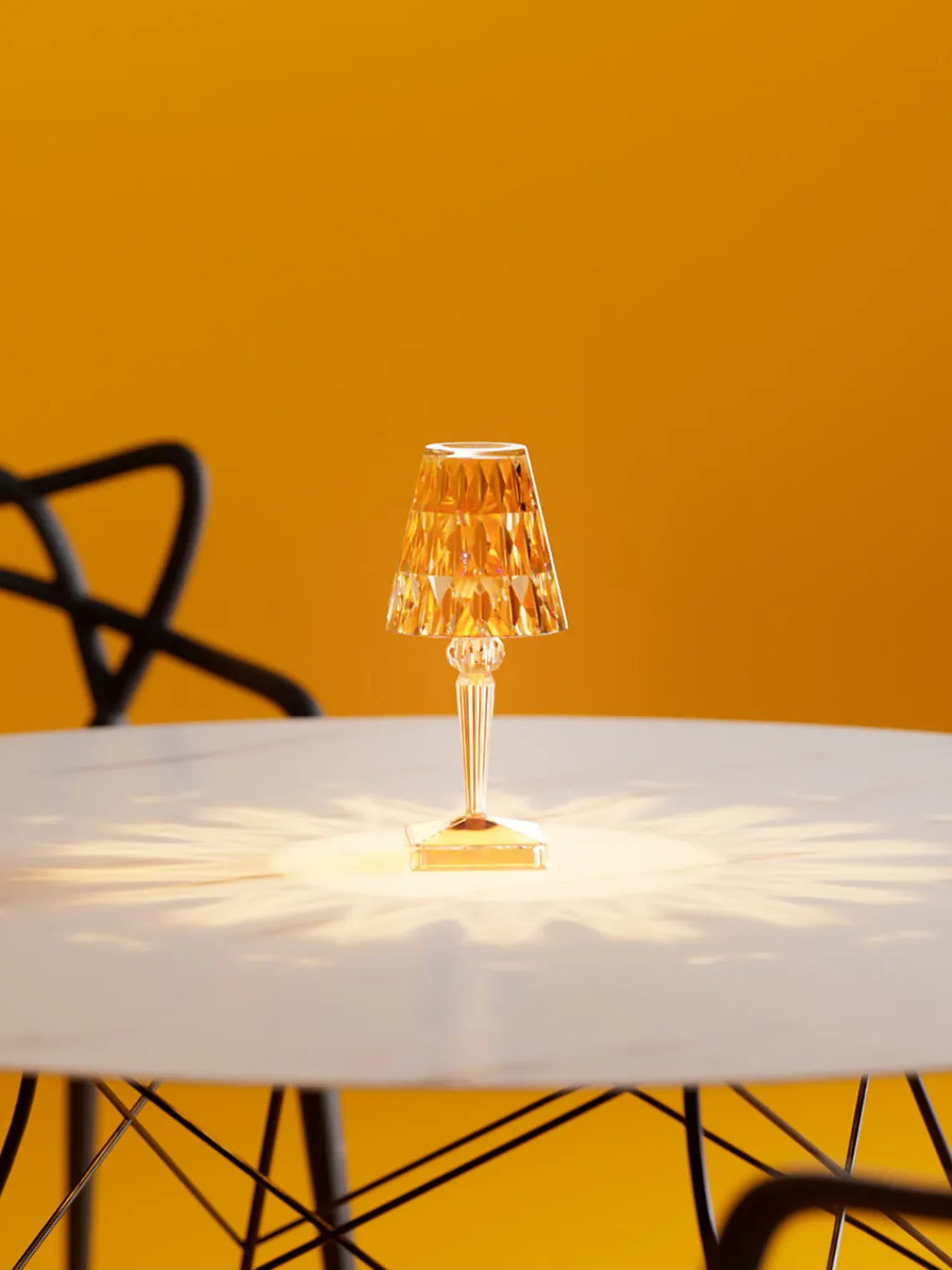 Lámparas De Mesa|Lámparas De Techo>Kartell Lámpara de mesa LED para exterior Battery, 30 cm Naranja