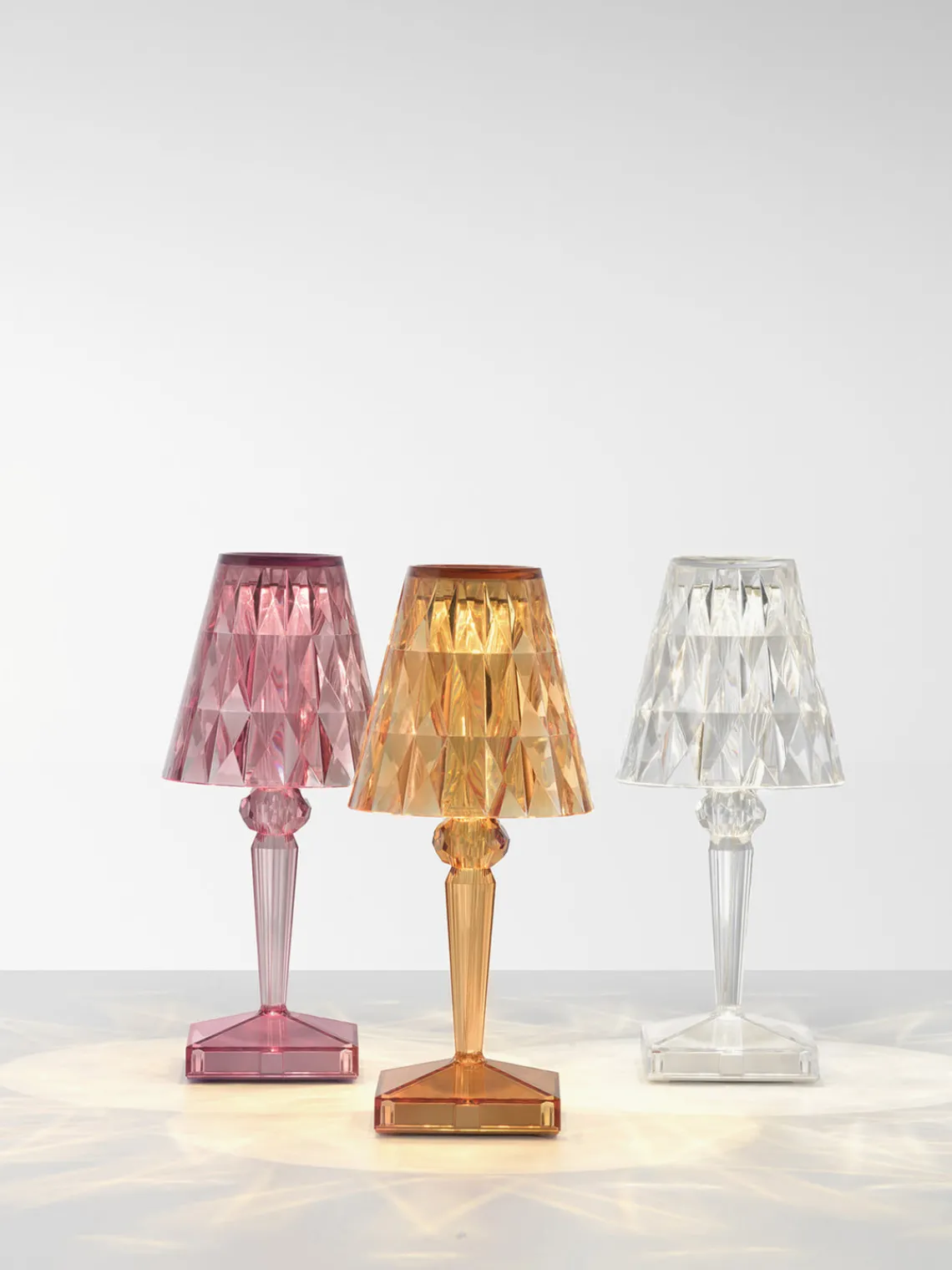 Lámparas De Mesa|Lámparas De Techo>Kartell Lámpara de mesa LED para exterior Battery, 30 cm Naranja