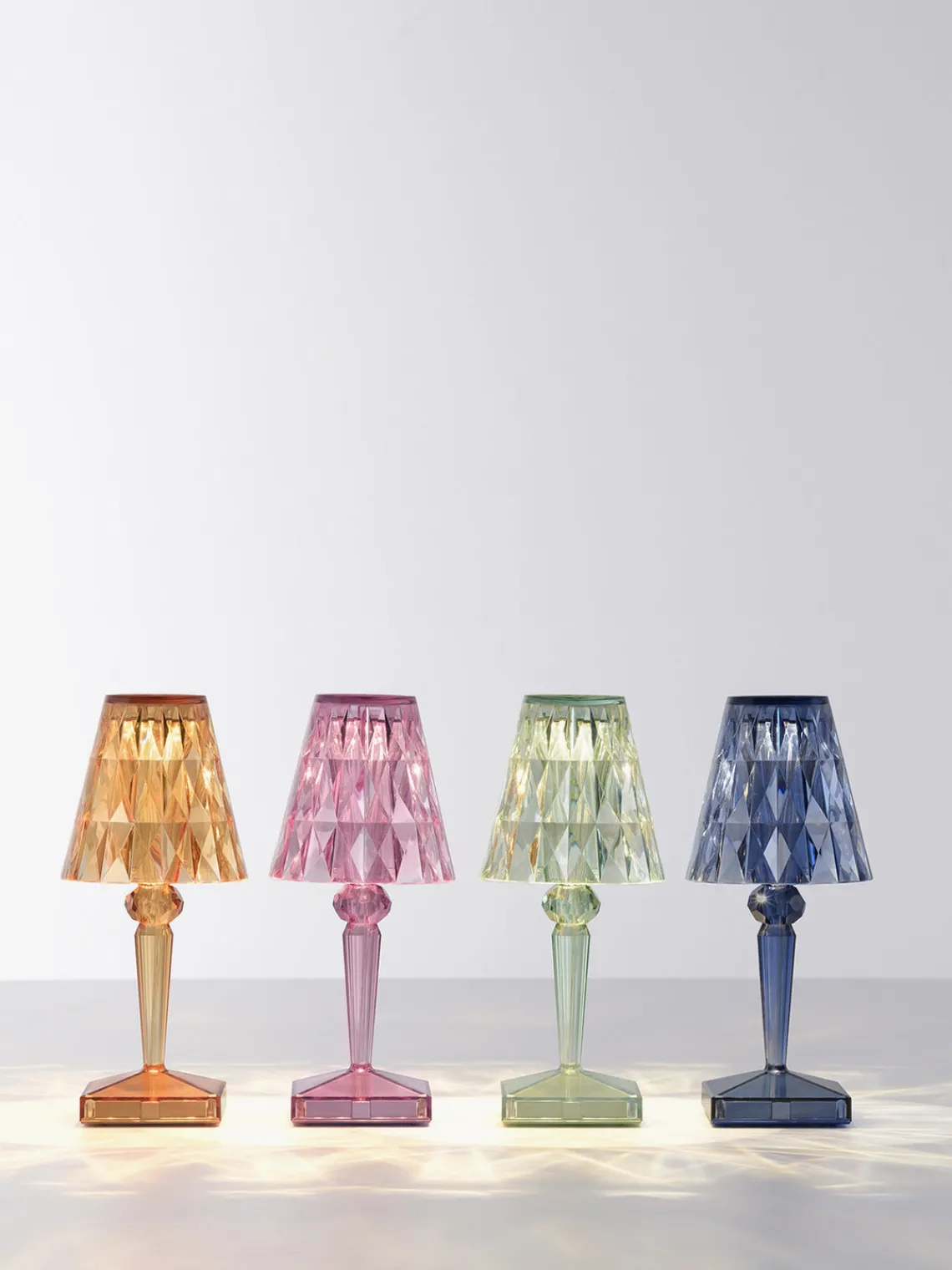 Lámparas De Mesa|Lámparas De Techo>Kartell Lámpara de mesa LED para exterior Battery, 30 cm Naranja