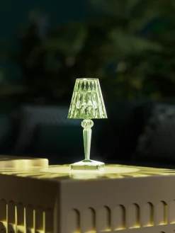 Lámparas De Mesa|Lámparas De Techo>Kartell Lámpara de mesa LED para exterior Battery, 30 cm Verde salvia