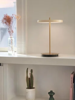 Lámparas De Mesa|Lámparas De Techo>UMAGE Lámpara de mesa LED pequeña regulable Asteria Beige claro, dorado