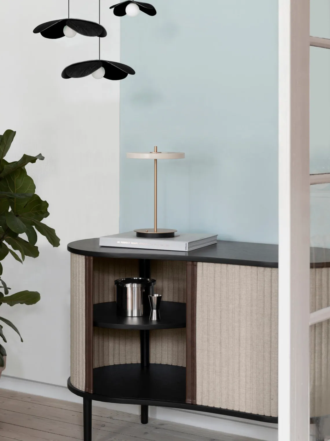 Lámparas De Mesa|Lámparas De Techo>UMAGE Lámpara de mesa LED pequeña regulable Asteria Beige claro, dorado