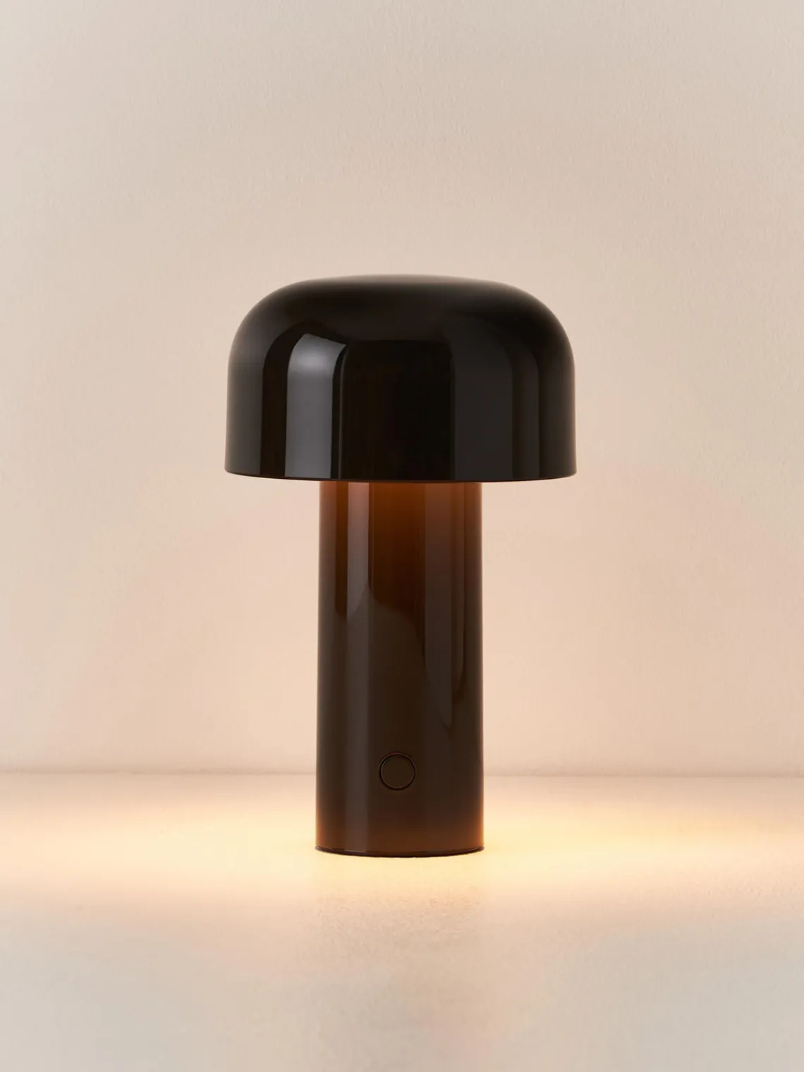 Lámparas De Mesa|Lámparas De Techo>Flos Lámpara de mesa LED pequeña regulable Bellhop, portátil Marrón oscuro brillante