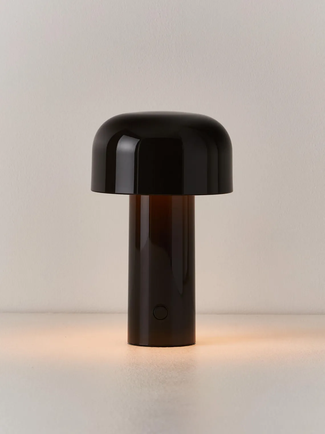 Lámparas De Mesa|Lámparas De Techo>Flos Lámpara de mesa LED pequeña regulable Bellhop, portátil Marrón oscuro brillante