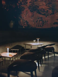 Lámpara de mesa LED pequeña regulable Gustave, portátil Lámparas De Mesa|Lámparas De Techo