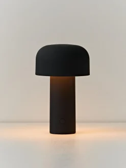 Lámparas De Mesa|Lámparas De Techo></noscript>Flos Lámpara de mesa LED pequeña regulable Bellhop, portátil Negro mate