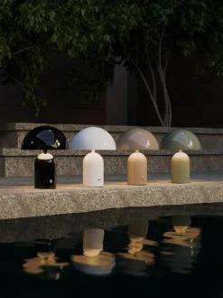 Outlet Lámpara de mesa LED pequeña regulable Walter, portátil Lámparas De Mesa|Lámparas De Techo