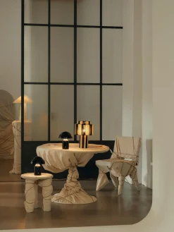 New Lámpara de mesa LED pequeña regulable Walter, portátil Lámparas De Mesa De Exterior|Lámparas De Mesa