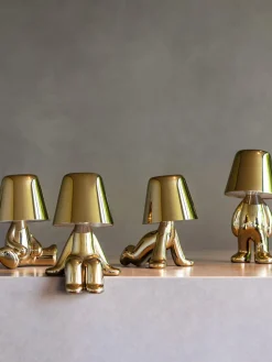 Lámparas De Mesa|Lámparas De Techo>Qeeboo Lámpara de mesa LED pequeña regulable Golden Brothers Tom