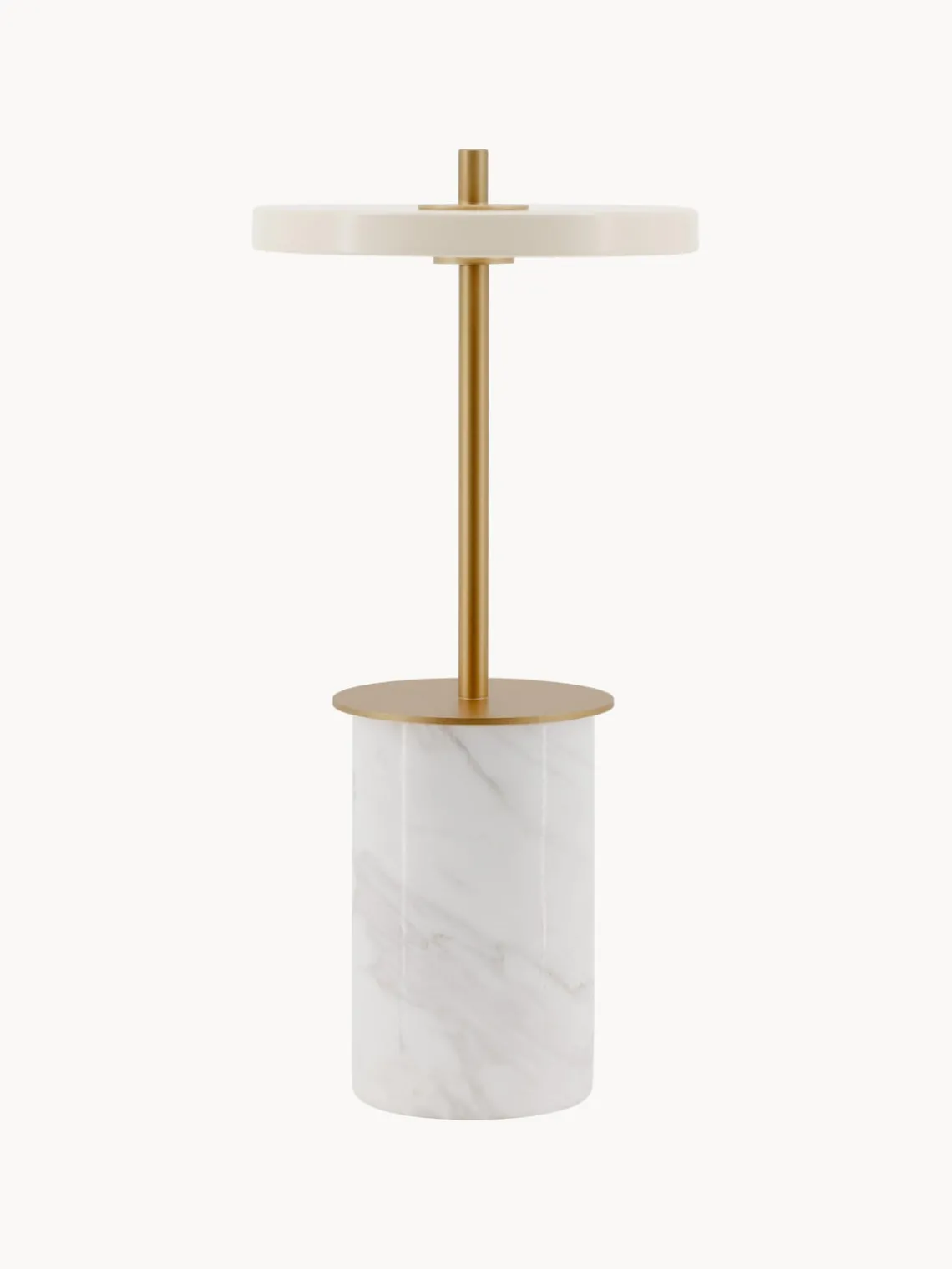 Online Lámpara de mesa LED pequeña regulable de mármol Asteria, portátil Lámparas De Mesa|Lámparas De Techo