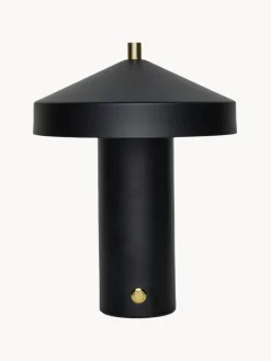 Lámparas De Mesa|Lámparas De Techo>Oyoy Living Design Lámpara de mesa LED pequeña regulable Hatto, portátil Negro
