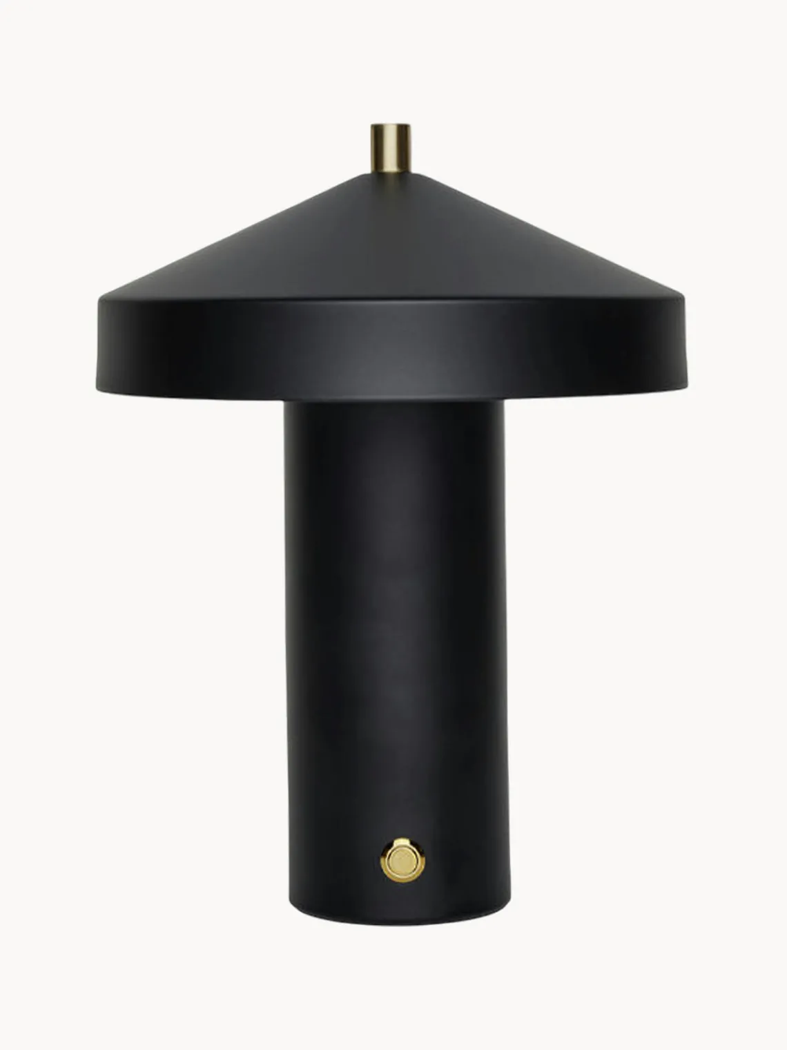 Lámparas De Mesa|Lámparas De Techo>Oyoy Living Design Lámpara de mesa LED pequeña regulable Hatto, portátil Negro