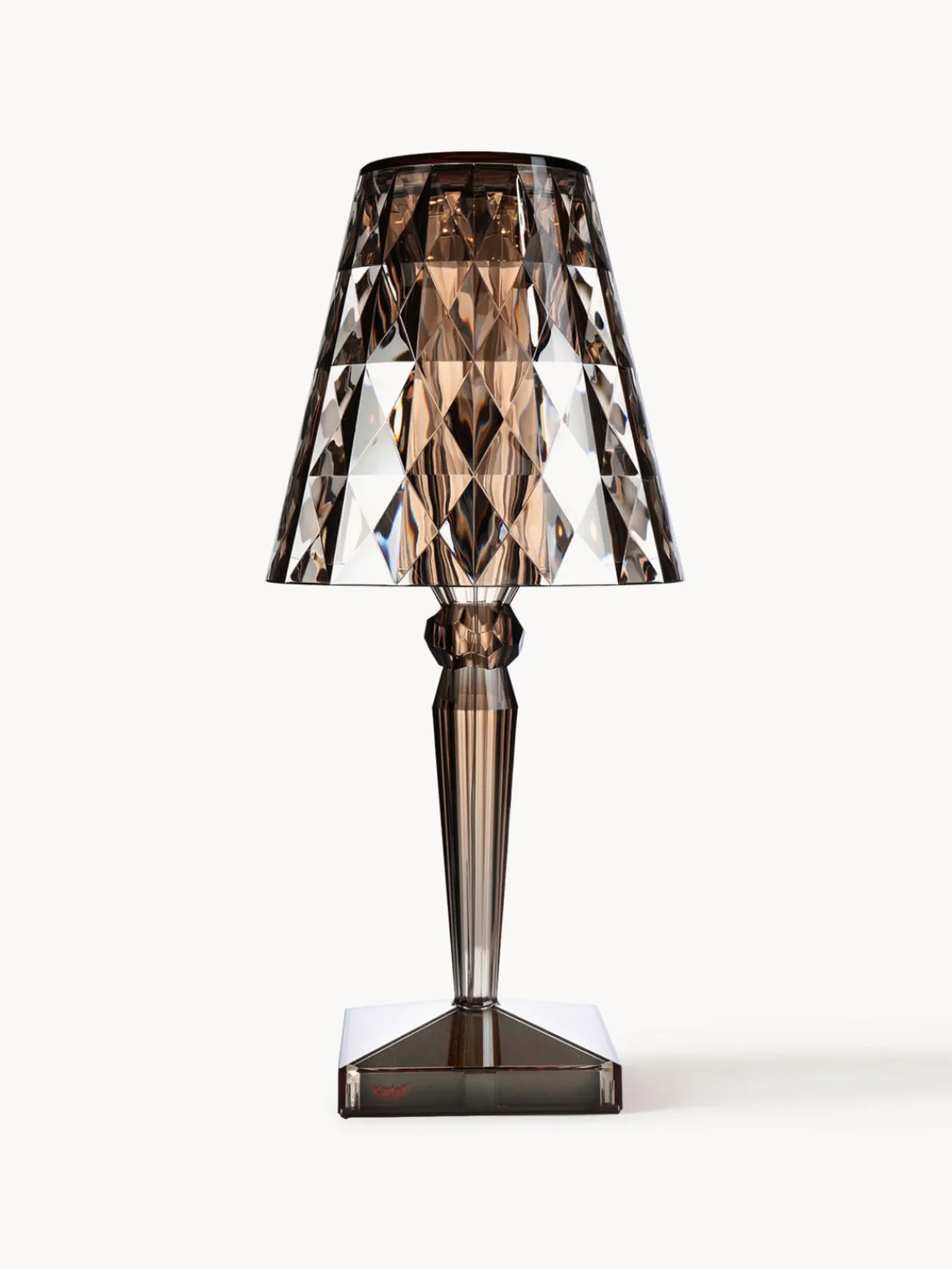 Lámparas De Mesa De Exterior|Lámparas De Mesa De Exterior>Kartell Lámpara de mesa LED regulable Big Battery, portátil, 37 cm Marrón claro