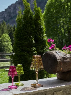 Lámparas De Mesa De Exterior|Lámparas De Mesa De Exterior>Kartell Lámpara de mesa LED regulable Big Battery, portátil, 37 cm Marrón claro