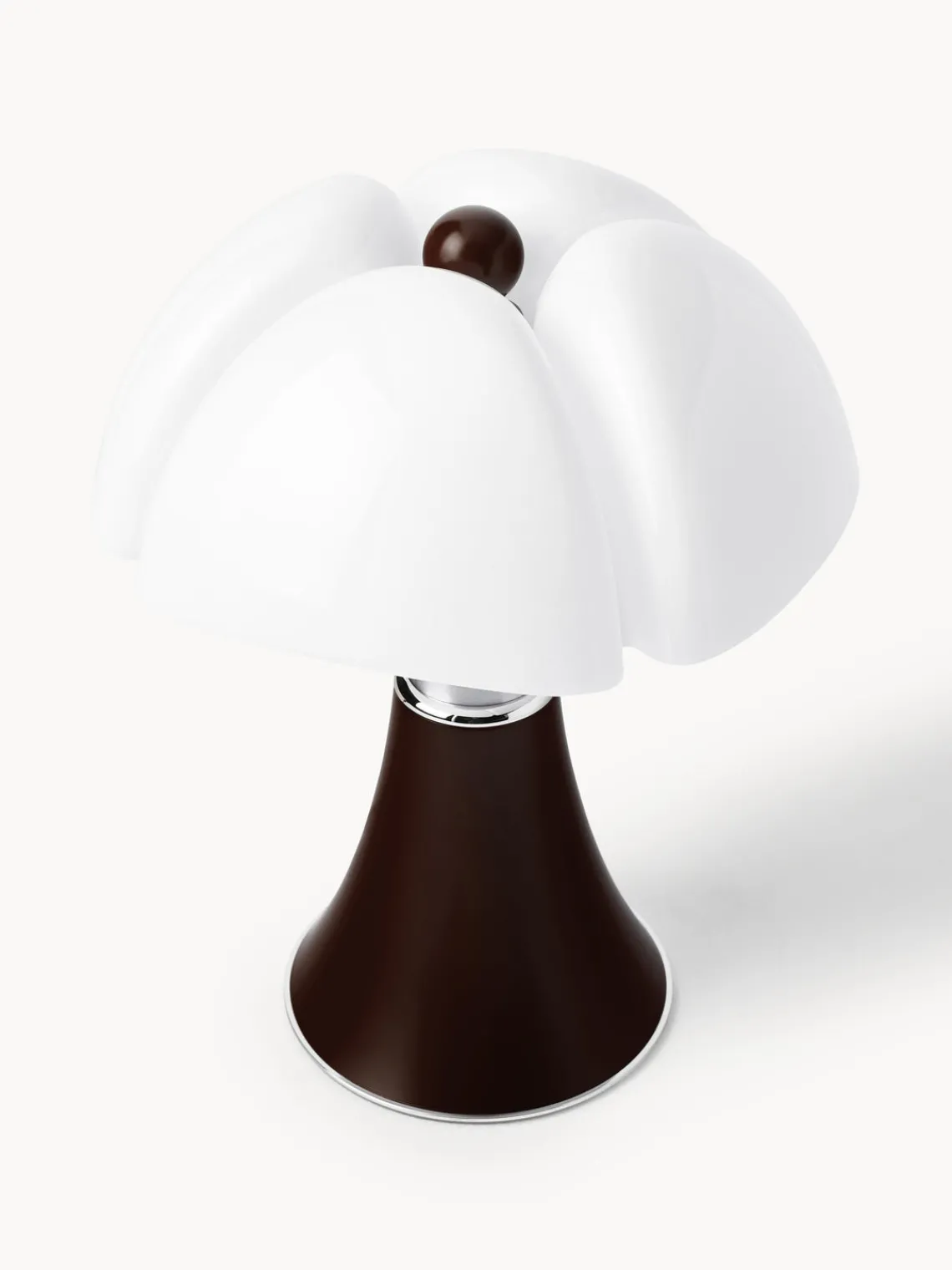 Lámparas De Mesa|Lámparas De Techo>Martinelli Luce Lámpara de mesa LED regulable Pipistrello, portátil Marrón oscuro mate