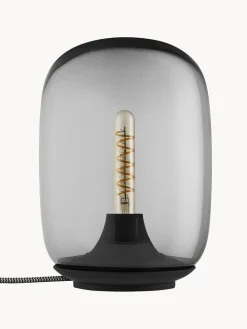 Lámparas De Mesa|Lámparas De Techo>Eva Solo Lámpara de mesa LED regulable soplada Acorn Gris transparente, negro