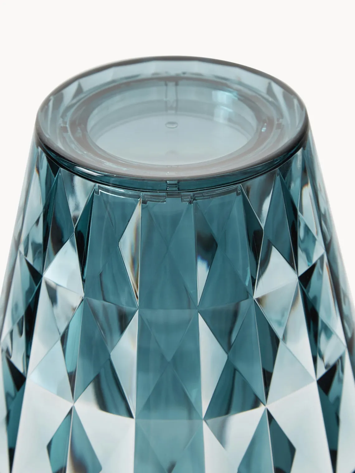 Lámparas De Mesa De Exterior|Lámparas De Techo>Kartell Lámpara de mesa LED regulable Big Battery, Al 37 cm Azul petróleo