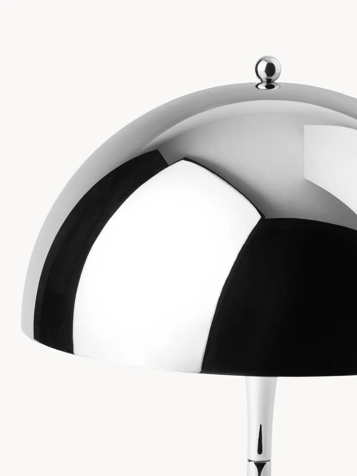 Lámparas De Mesa|Lámparas De Techo>Louis Poulsen Lámpara de mesa LED regulable con temporizador Panthella, 34 cm Acero plateado