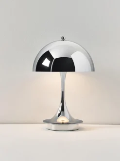 Online Lámpara de mesa LED regulable Panthella de diseño Verner Panton, 24 cm, portátil Lámparas De Mesa|Lámparas De Techo