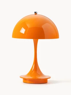 Lámparas De Mesa De Exterior|Lámparas De Mesa>Louis Poulsen Lámpara de mesa LED regulable Panthella 160, diseño Verner Panton Plástico naranja