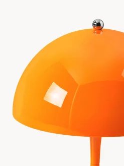 Lámparas De Mesa De Exterior|Lámparas De Mesa></noscript>Louis Poulsen Lámpara de mesa LED regulable Panthella 160, diseño Verner Panton Plástico naranja