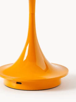 Lámparas De Mesa De Exterior|Lámparas De Mesa></noscript>Louis Poulsen Lámpara de mesa LED regulable Panthella 160, diseño Verner Panton Plástico naranja