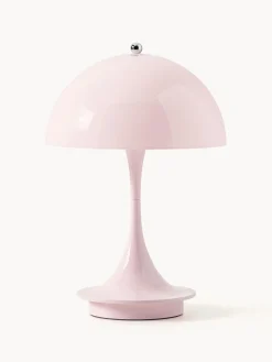 New Lámpara de mesa LED regulable Panthella de diseño Verner Panton, 24 cm, portátil Lámparas De Mesa De Exterior|Lámparas De Mesa