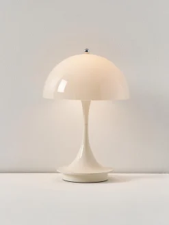 Lámparas De Mesa De Exterior|Lámparas De Mesa>Louis Poulsen Lámpara de mesa LED regulable Panthella 160, diseño Verner Panton Plástico beige claro