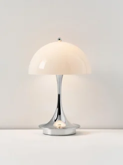 Best Lámpara de mesa LED regulable Panthella de diseño Verner Panton, 24 cm, portátil Lámparas De Mesa|Lámparas De Techo