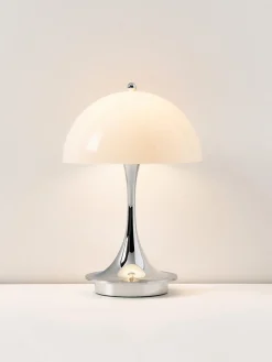 Best Lámpara de mesa LED regulable Panthella de diseño Verner Panton, 24 cm, portátil Lámparas De Mesa|Lámparas De Techo