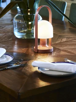 Lámparas De Mesa|Lámparas De Techo>Marset Lámpara de mesa LED regulable Followme, con pantalla orientable Blanco, terracota