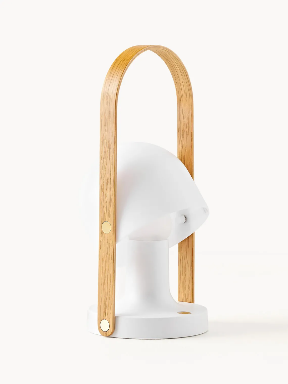 Lámparas De Mesa|Lámparas De Techo>Marset Lámpara de mesa LED regulable Followme, con pantalla orientable Blanco, madera de roble