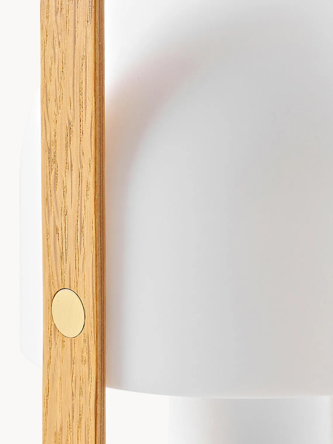 Lámparas De Mesa|Lámparas De Techo>Marset Lámpara de mesa LED regulable Followme, con pantalla orientable Blanco, madera de roble