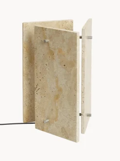 Best Lámpara de mesa LED regulable de travertino Oeste Lámparas De Mesa|Lámparas De Techo