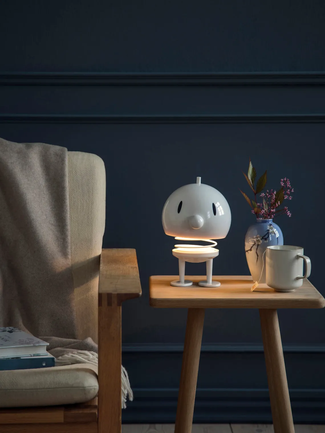 Lámparas De Mesa|Lámparas De Techo>Hoptimist Lámpara de mesa LED regulable Choco, portátil Blanco