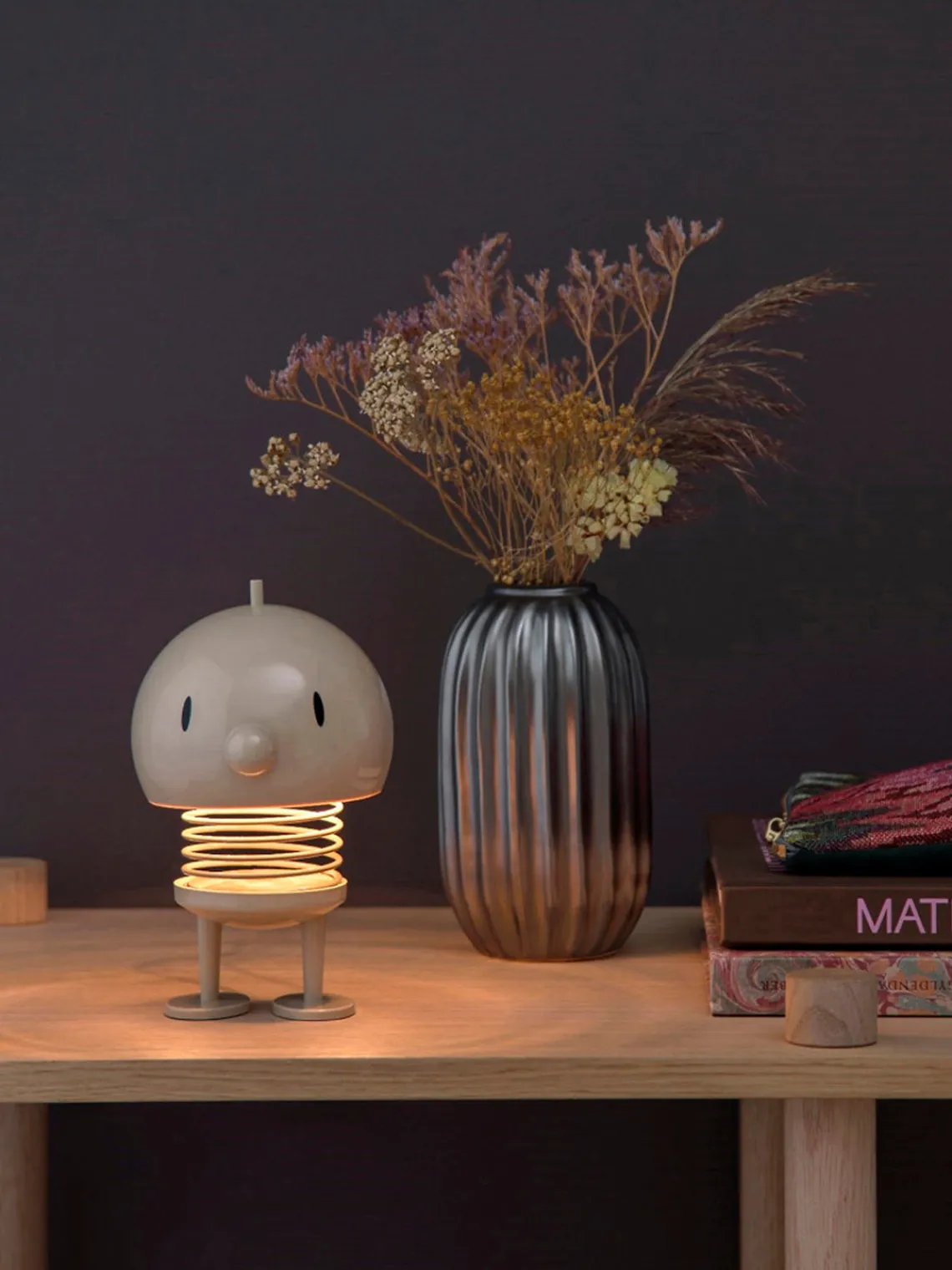 Lámparas De Mesa|Lámparas De Techo>Hoptimist Lámpara de mesa LED regulable Choco, portátil Beige claro