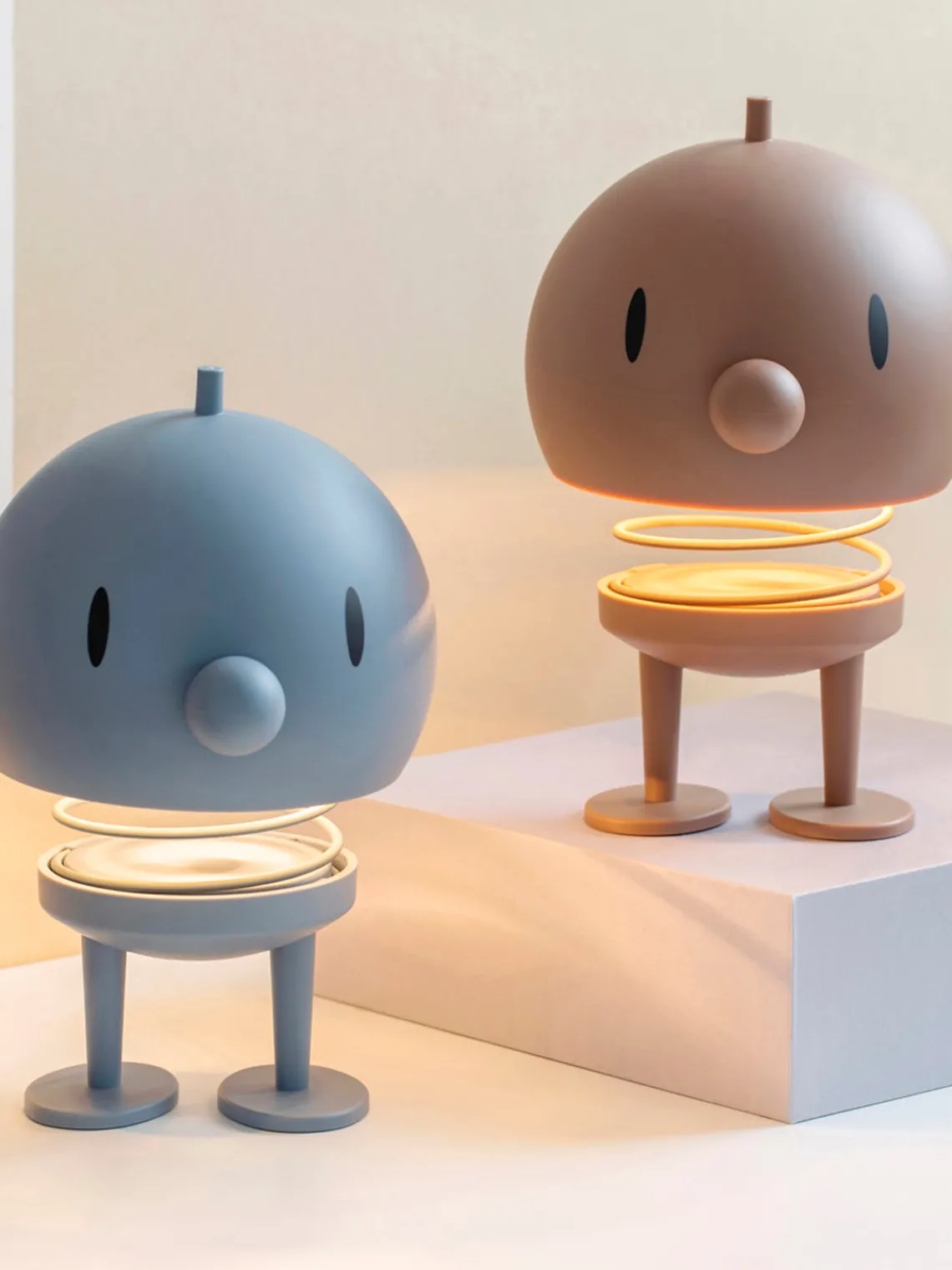 Lámparas De Mesa|Lámparas De Techo>Hoptimist Lámpara de mesa LED regulable Choco, portátil Gris azulado