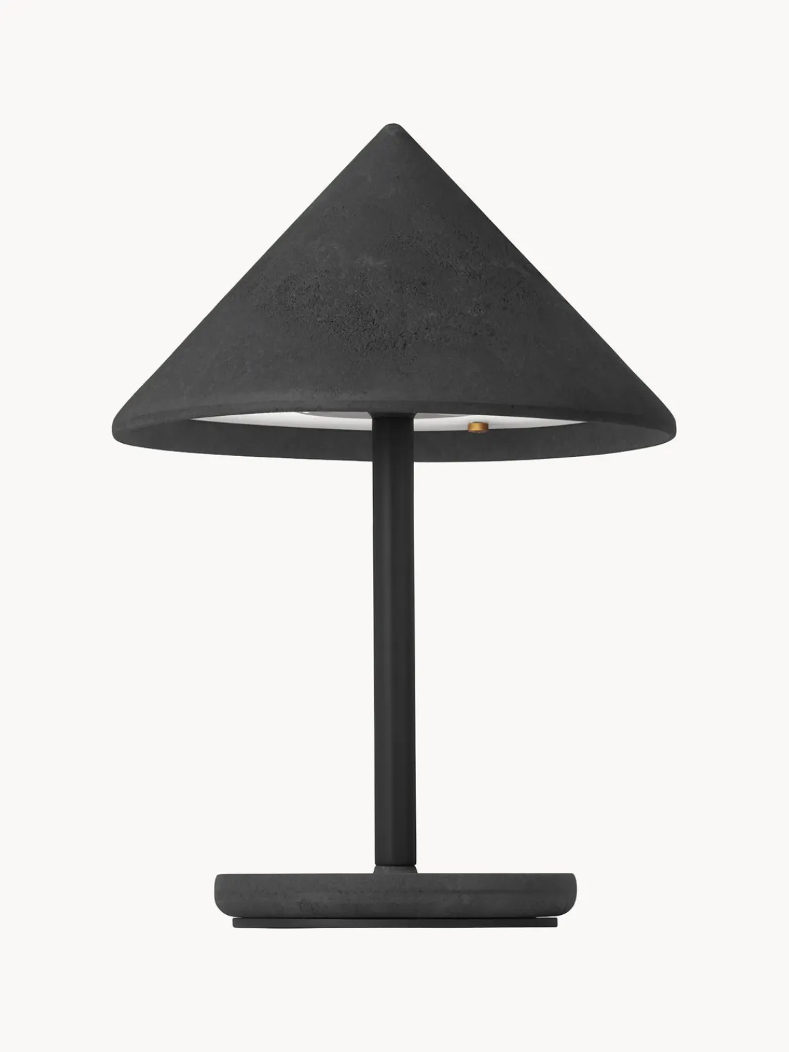 Lámparas De Mesa|Lámparas De Techo>Mater Lámpara de mesa LED regulable Terra, portátil Negro