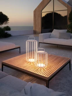 Lámparas De Mesa De Exterior|Lámparas De Mesa De Exterior>sompex Lámpara de mesa LED regulable para exterior Bangkok, portátil Blanco